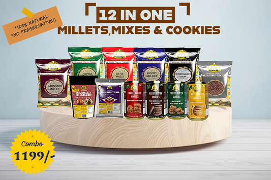 Millera 12-in-One Millet Products Combo | Natural Nutrition Delivered